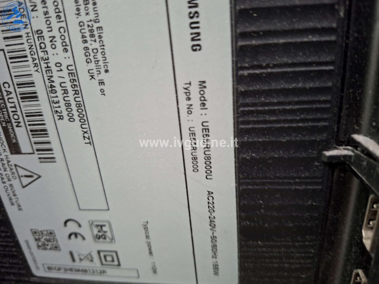 Foto 5 — (Lotto n.6) Smart TV Samsung 55" UE55RU8000 (4K 2019) + TV LCD Samsung 32" LE32C450 (2010)